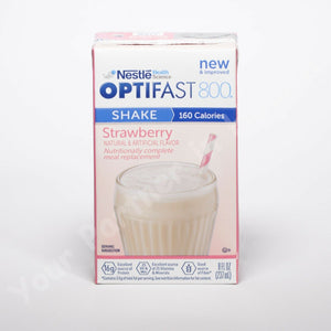 OPTIFAST 800 - READY TO DRINK SHAKES - STRAWBERRY - 27 SERVINGS - NEW & FRESH - Men Guide Store