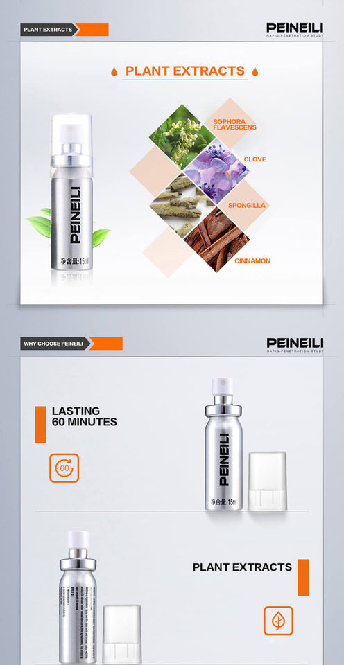 3pcs Peineili Penis Delay Spray for Men (80% SALE OFF Limited Time) - Men Guide Store