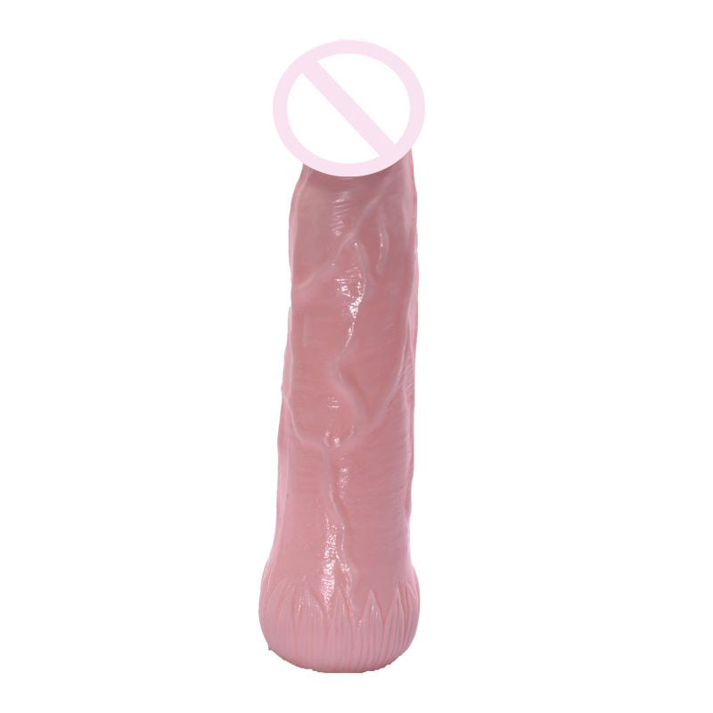 Realistic Penis Sleeves with 6cm Hard Glans Stretchable Penis Enlargement Extension Condoms Sex Toys - Men Guide Store