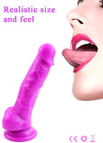 Realistic Ultra-Soft Dildo for Beginners Flexible Dildo Vaginal G-spot