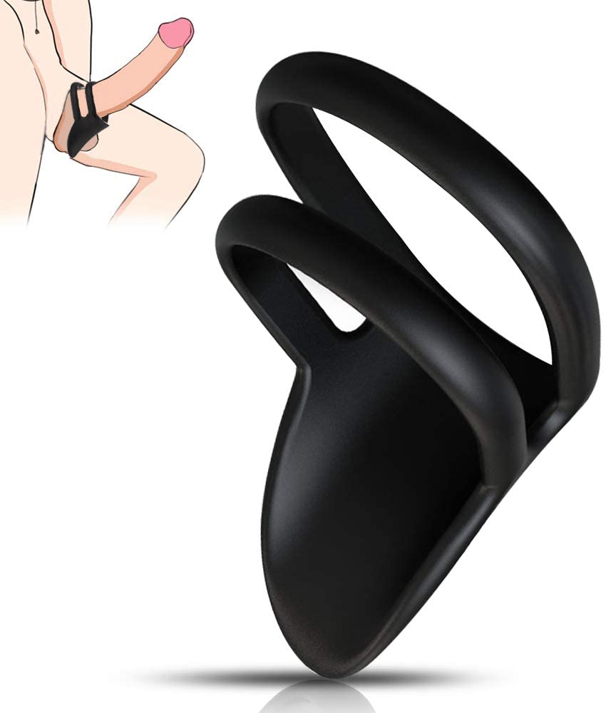 Silicone Dual Penis Ring Cock
