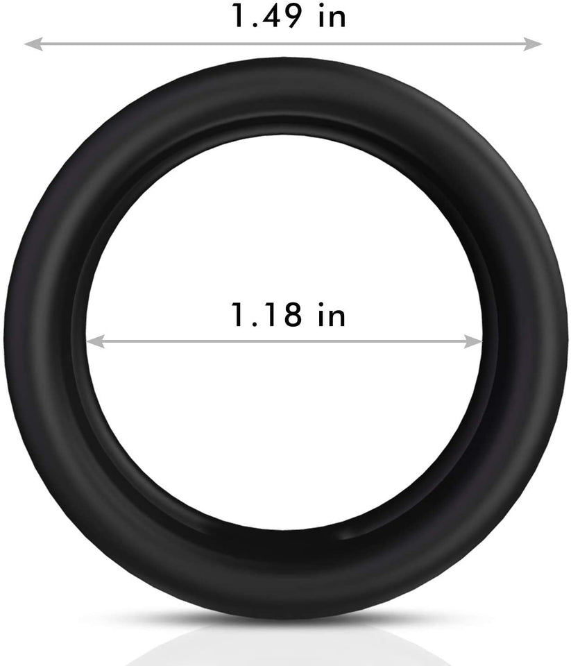 Silicone Dual Penis Ring Premium