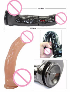 10.6 inch Silicone Huge Dildo Soft Suction Cup Realistic - Men Guide Store