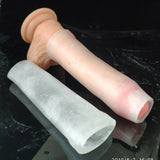 Silicone Sleeve Penis Enlarge Stretcher Pump ADS Enlargement AntiTurtle Jelqing - Men Guide Store