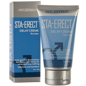 Sta-Erect Delay Cream for Men 2oz - Male Penis Desensitizing Enhancer - Men Guide Store