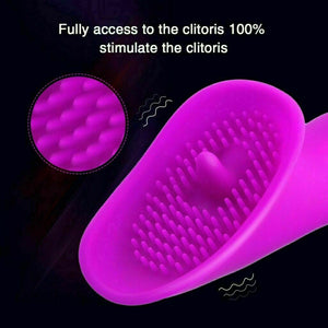 Tongue Clit Licking Vibrator G-Spot Sucking Oral Massager Sex Toys For Women