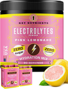 Electrolytes Powder Refreshing Lemonade Electrolyte Drink Mix Hydration Powder