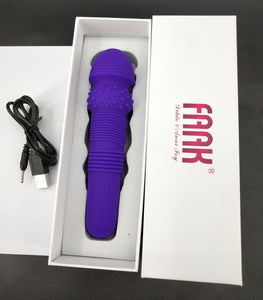 FAAK Silicone Magic AV Wand Body Massager Sex Toy 7 speed Powerful - Men Guide Store