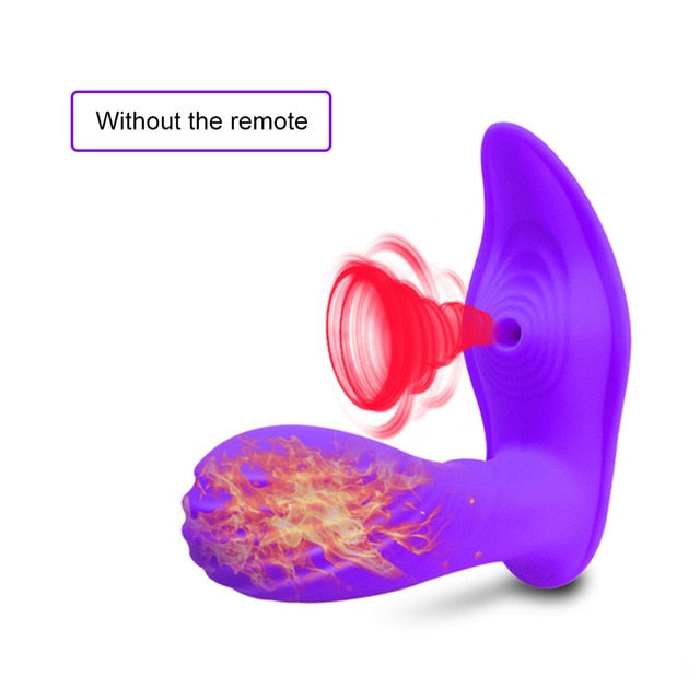 Wireless Panties Sucking Dildo Vibrator for Women Adult Clit Sucker Clitoris