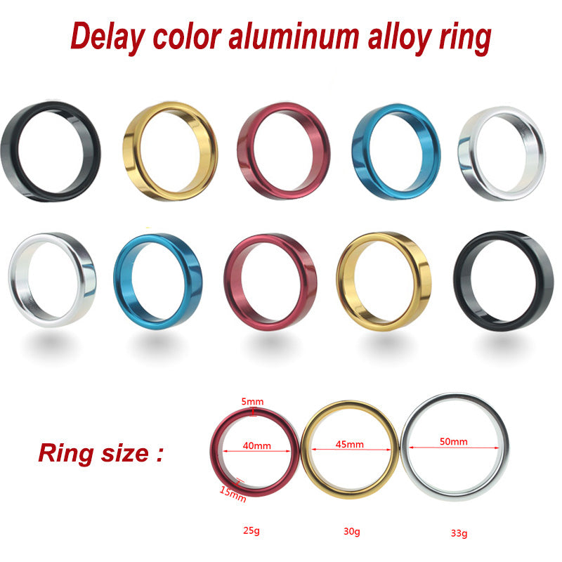 Aluminum alloy metal penis ring - Men Guide Store