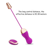 Adult Toys Bullet Vibrators Wireless Remote Control Egg Adult Product for Women Toys Black/Purple - Men Guide Store