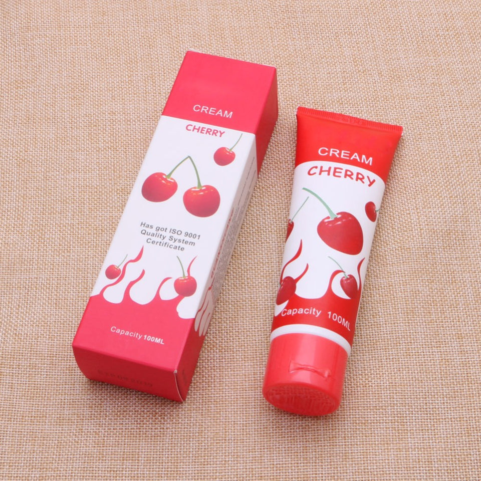 Cherry Personal Lubricant Gel Lube Edible Oral Sex - Men Guide Store
