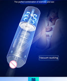 Heating Sex Machine Induced Vibration Artificial Vagina Sex Toy for Men - Men Guide Store