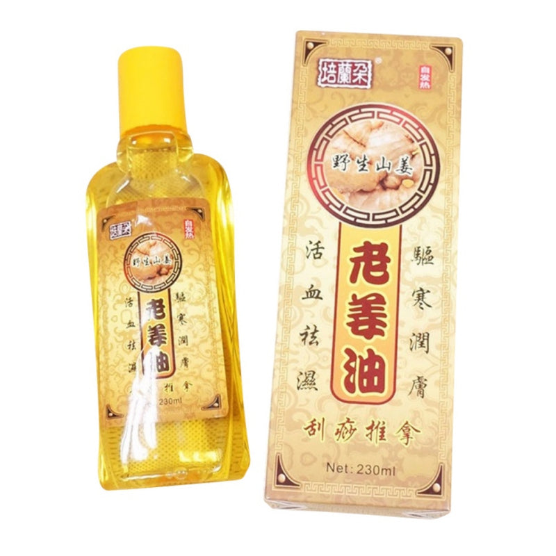 Essential Oil Ginger Body Massage Oil 230ml - Men Guide Store