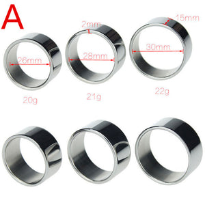 Sleeves Cock Glans Ring Stainless Metal Penis Ring - Men Guide Store