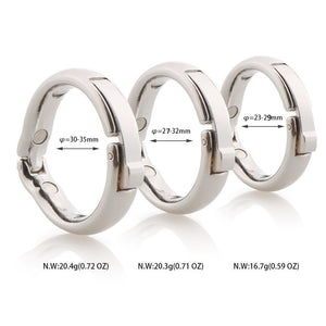 5 size Magnetic physiotherapy metal V type Circumcision erection penis cock Ring Sex Toy - Men Guide Store