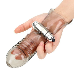 Finger Sleeve Vibrator Female Masturbator G Spot Massage Clit Stimulate Sex Toys For Women Lesbian Orgasm - Men Guide Store