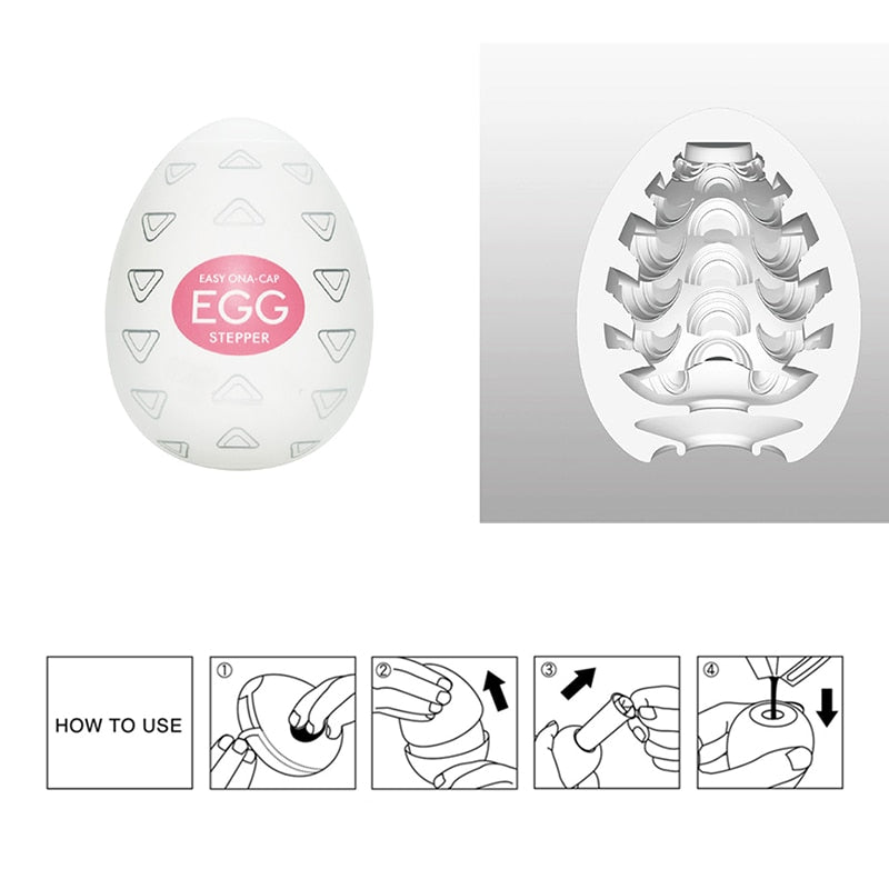 Meselo Wavy Eggs Male Masturbator Realistic Vagina - Men Guide Store