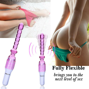 Anal Plug Vibrator Butt Beads Vibrating Massager Adults Sex Toys for Women Men