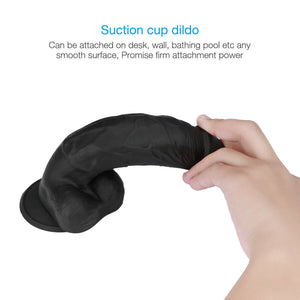 8"-Liquid-Silicone-Realistic-Large-Dildo-G-Spot--Anal-Men-Penis-Women-Sex-Toy-US